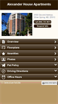 Mobile Screenshot of alexanderhouseapts.com